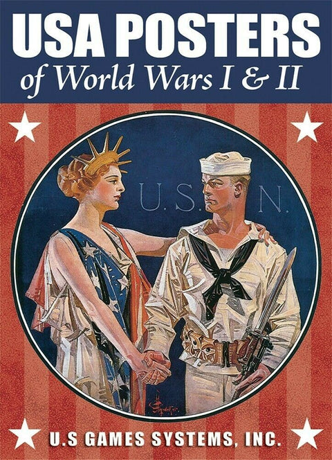 USA Posters Of World Wars I And II playing cards Us Games Systems