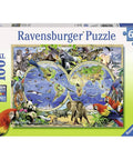 Puzzle 100: Animal Around the World by Ravensburger