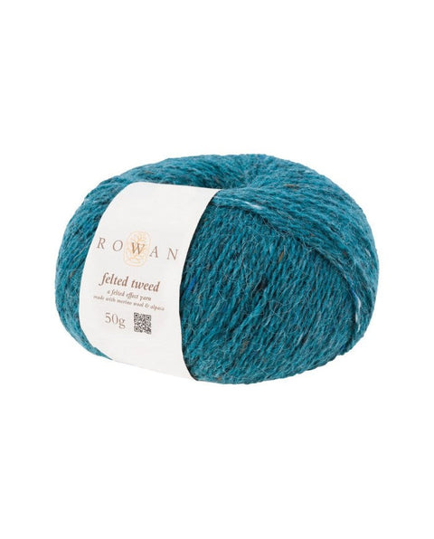 Rowan Felted Tweed DK Yarn – Watery 152 – Merino Wool, Alpaca & Viscose Tweed Knitting Yarn 50g