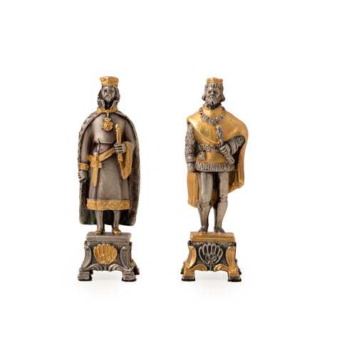 Vaticans vs Lansquenets: Ultra Luxurious Onyx/Bronze Chess Set