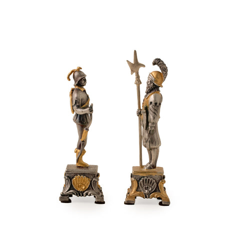 Vaticans vs Lansquenets: Ultra Luxurious Onyx/Bronze Chess Set