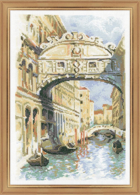 Venice. Bridge of Sighs - Cross Stitch Kit from RIOLIS Ref. no.:1552