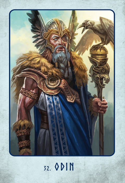 Viking Oracle Cards Blue Angel