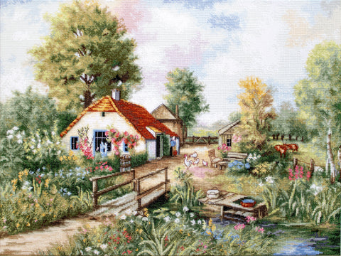 Village Landscape SBU4011 - Cross Stitch Kit