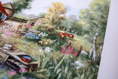 Village Landscape SBU4011 - Cross Stitch Kit