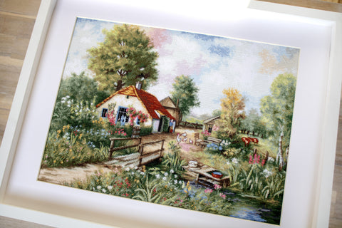 Village Landscape SBU4011 - Cross Stitch Kit