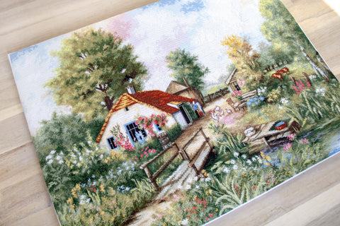 Village Landscape SBU4011 - Cross Stitch Kit