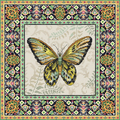 Vintage Butterfly SLETI981 - Cross Stitch Kit