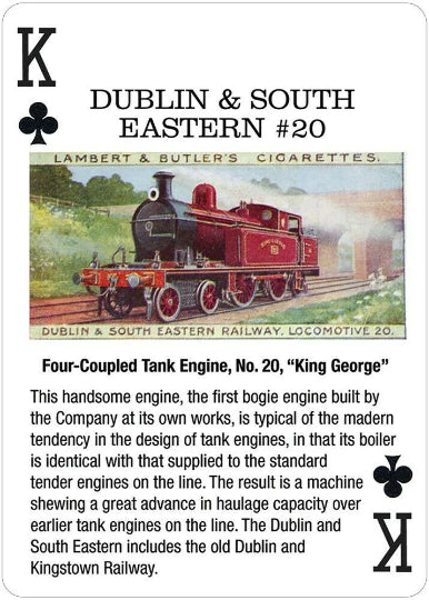 Vintage Railroad playing cards
