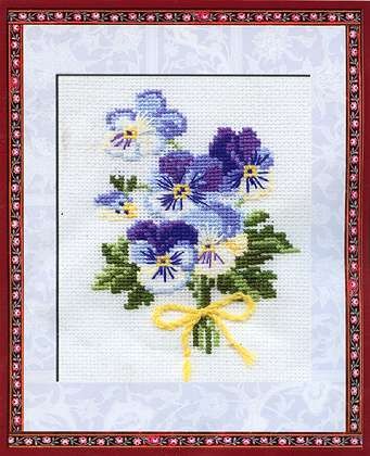 Violas - Cross Stitch Kit from RIOLIS Ref. no.:792