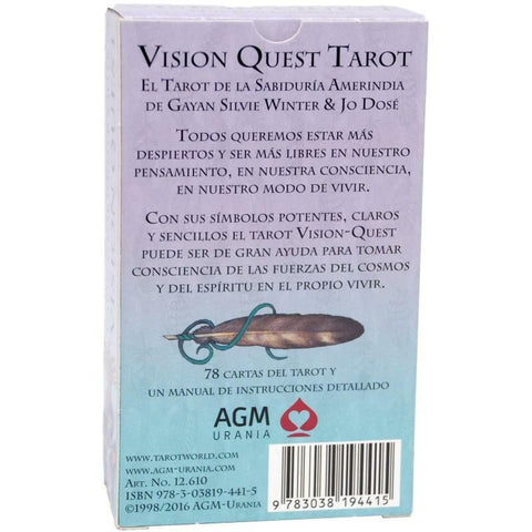 Vision Quest Tarot Cards In Spanish AGM