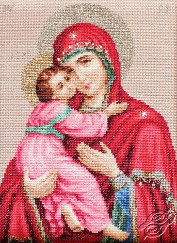 Vladimir Icon of the Mother of God SBR112 - Cross Stitch Kit by Luca-s