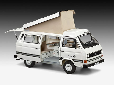 Volkswagen T3 Camper - Plastic Modelling Kit By Revell