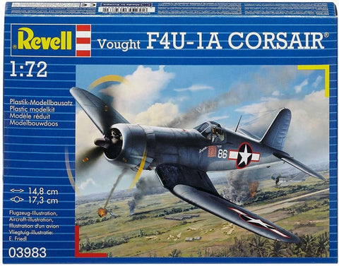 Vought F4U-1D Corsair - Plastic Modelling Kit By Revell