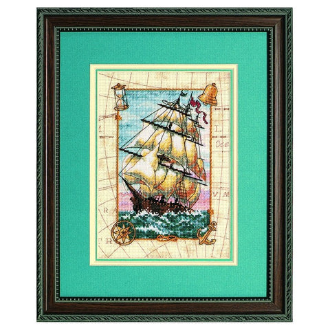 Voyage at Sea (13 x 18 cm) - Cross Stitch Kit by DIMENSIONS