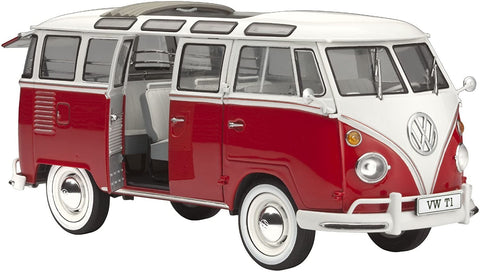 VW T1 Samba Bus - Plastic Modelling Kit By Revell