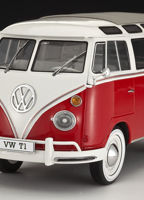 VW T1 Samba Bus - Plastic Modelling Kit By Revell