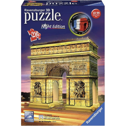 3D Puzzle Arc Of Triumph With Lights
