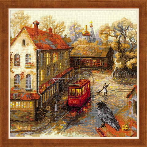 Warm Autumn cross stitch kit by RIOLIS Ref. no.: 1676