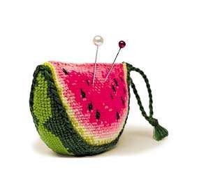 Watermelon Pincushion - Cross Stitch Kit from RIOLIS Ref. no.:866