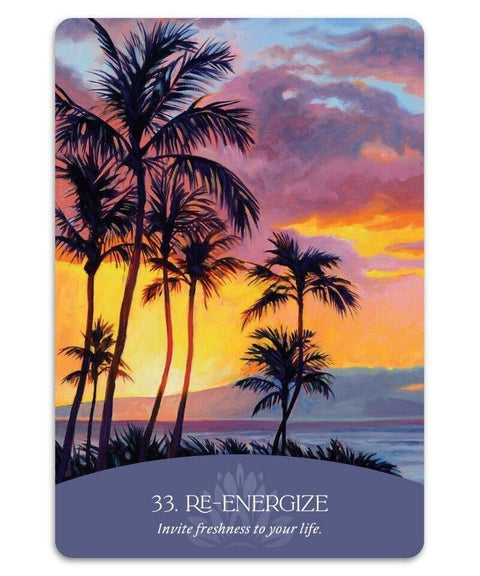 Whispers Of Aloha oracle cards Blue Angel