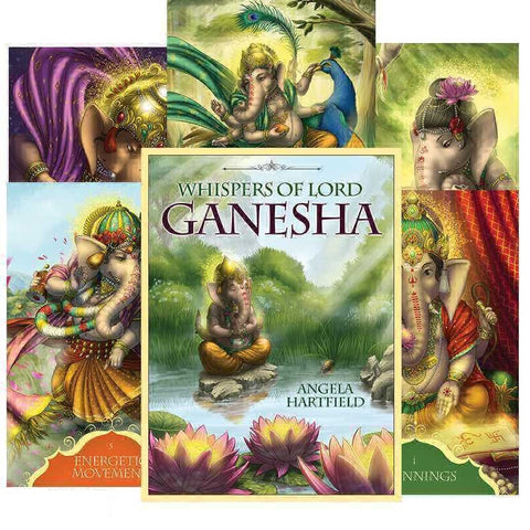 Whispers of Lord Ganesha Oracle Cards Blue Angel