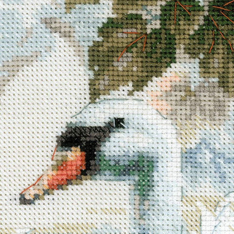 White Swans cross stitch kit by RIOLIS Ref. no.: 1726