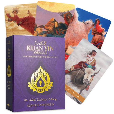 Wild Kuan Yin Oracle Cards by Blue Angel