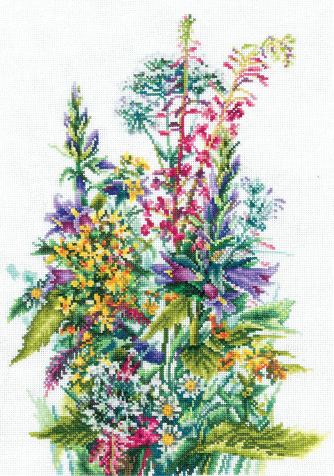 Wildflowers SANP-50 - Cross Stitch Kit by Andriana