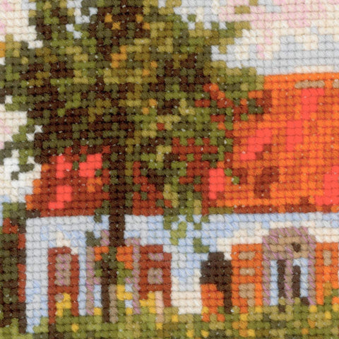 Windmill at Knokke after C. Pissarro's Painting cross stitch kit by RIOLIS Ref. no.: 1702