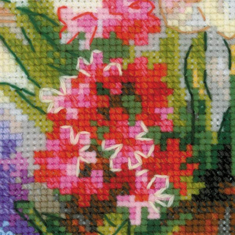 Windowsill with Flowers - Cross Stitch Kit from RIOLIS Ref. no.:1669