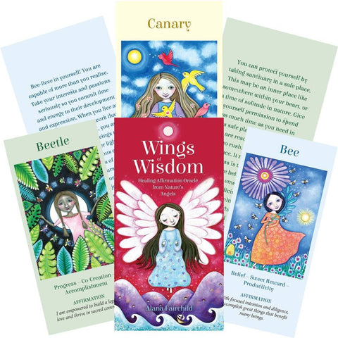 Wings of Wisdom Oracle cards Blue Angel