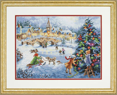 Winter Celebration (38 x 28 cm) - Cross Stitch Kit by DIMENSIONS