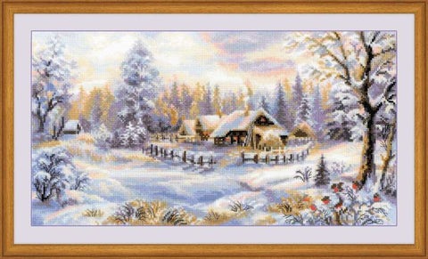 Winter Evening - Cross Stitch Kit from RIOLIS Ref. no.:1427