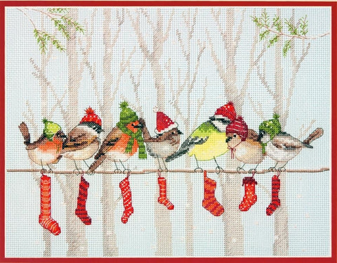 Winter Gathering (30 x 23 cm) - Cross Stitch Kit by DIMENSIONS