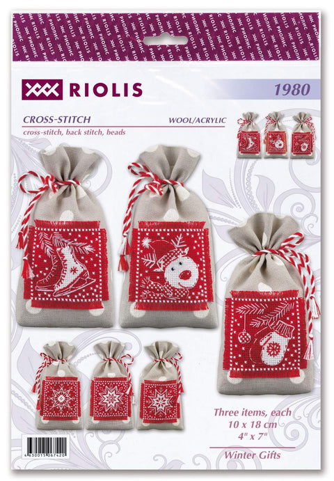 Winter Gifts cross stitch kit by RIOLIS Ref. no.: 1980