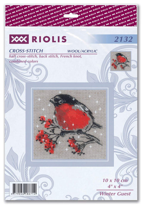 Winter Guest. Cross Stitch kit by RIOLIS Ref. no.: 2132