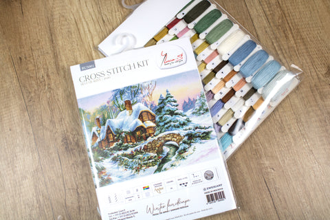 Winter landscape SBU5001 - Cross Stitch Kit