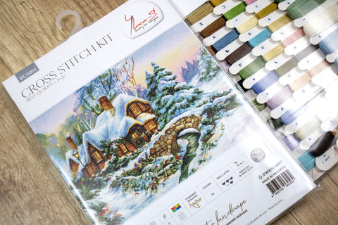 Winter landscape SBU5001 - Cross Stitch Kit