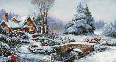 Winter landscape SBU5002 - Cross Stitch Kit