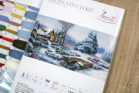 Winter landscape SBU5002 - Cross Stitch Kit