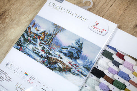 Winter landscape SBU5002 - Cross Stitch Kit