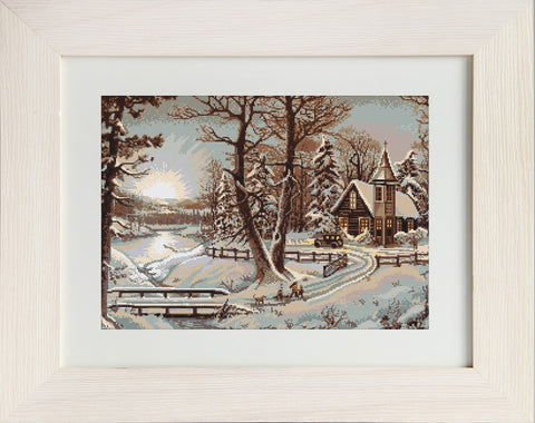 Winter Landscape SG321 - Cross Stitch Kit by Luca-s