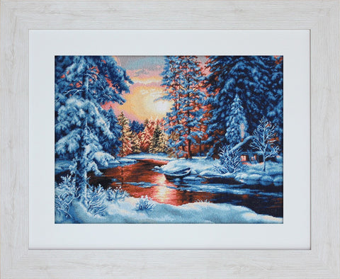 Winter Landscape SG477 - Cross Stitch Kit by Luca-s