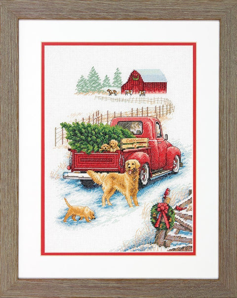 Winter Ride (25 x 35 cm) - Cross Stitch Kit by DIMENSIONS