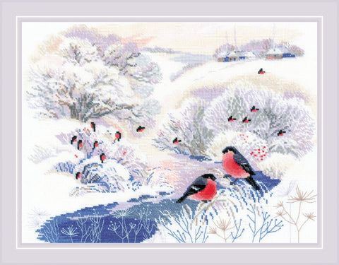 Winter River cross stitch kit by RIOLIS Ref. no.: 1937