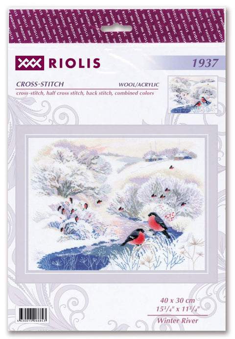 Winter River cross stitch kit by RIOLIS Ref. no.: 1937