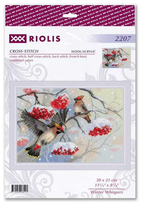 Winter Whispers. Cross Stitch kit by RIOLIS Ref. no.: 2207