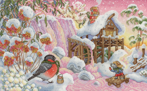 Winter Windmill SNV-643 cross stitch kit by MP Studio