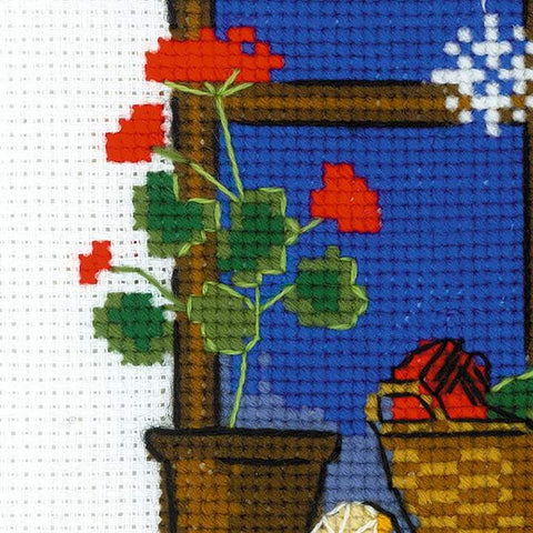 Winter Window - Cross Stitch Kit from RIOLIS Ref. no.:1592